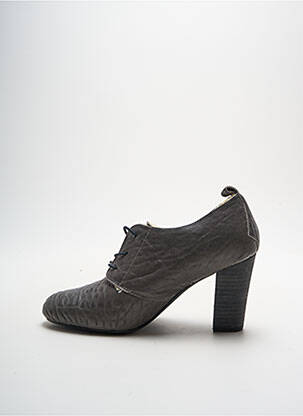 Bottines/boots fourrée talon de 7 à 9cm gris MELLOW YELLOW femme