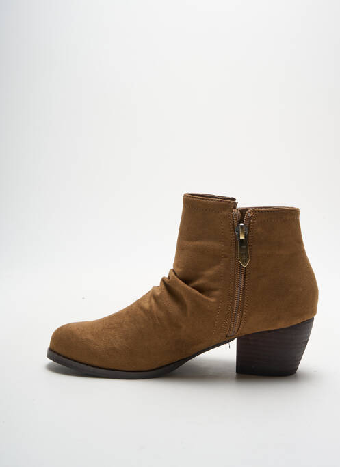Bottines/Boots marron LES P'TITES BOMBES pour femme