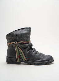 Bottines/boots matière lisse talon plat jusqu'à 3cm gris FELMINI femme