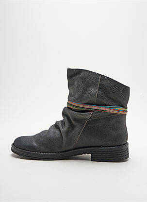 Bottines/boots matière lisse talon plat jusqu'à 3cm gris FELMINI femme
