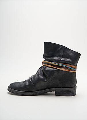 Bottines/boots matière lisse talon plat jusqu'à 3cm noir FELMINI femme