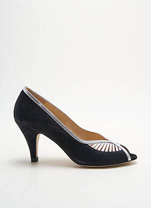 Escarpins nubuck talon de 4 à 6cm argent PETITE MENDIGOTE femme