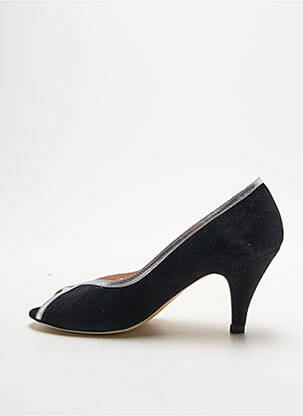 Escarpins nubuck talon de 4 à 6cm argent PETITE MENDIGOTE femme
