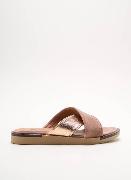 Mules/Sabots rose NGY pour femme