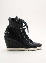 Baskets talon compensé talon de 4 à 6cm noir PATAUGAS femme