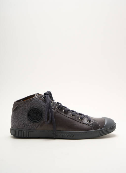 Baskets empiècements gris PATAUGAS homme