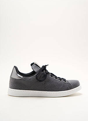 Baskets bout rond talon plat jusqu'à 3cm gris VICTORIA femme