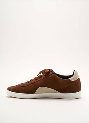 Baskets empiècements marron IPPON VINTAGE homme