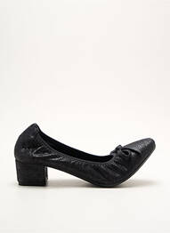 Ballerines carré talon plat jusqu'à 3cm noir LES P'TITES BOMBES femme