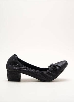 Ballerines carré talon plat jusqu'à 3cm noir LES P'TITES BOMBES femme
