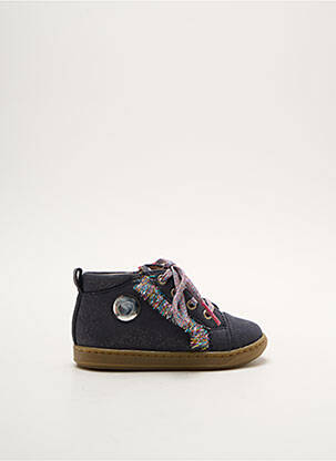 Bottillons bleu SHOO POM pour fille