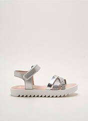 Sandales/Nu pieds argent ACEBOS pour fille seconde vue