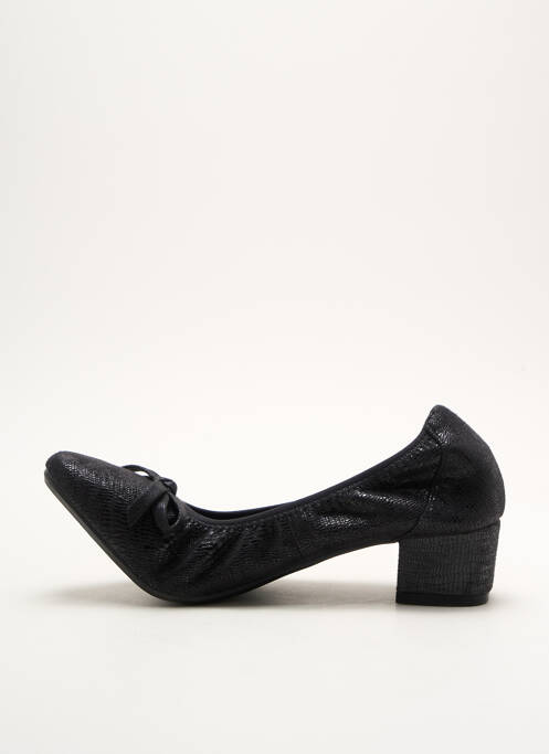 Ballerines carré talon plat jusqu'à 3cm noir LES P'TITES BOMBES femme