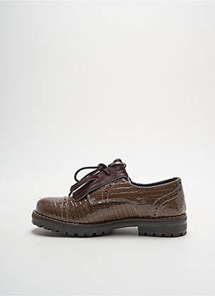 Derbies voute plantaire talon bas marron STONES AND BONES fille