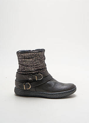 Bottines/boots matière lisse bout rond argent STONES AND BONES fille