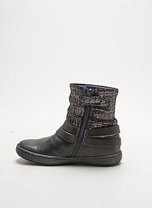 Bottines/boots matière lisse bout rond argent STONES AND BONES fille