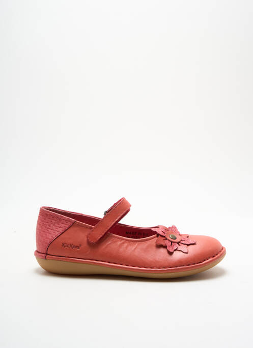 Ballerines rouge KICKERS pour fille