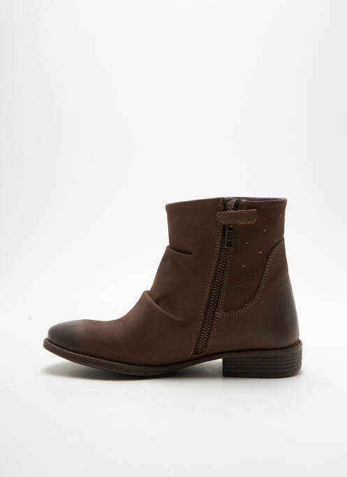 Bottines/Boots marron KICKERS pour fille