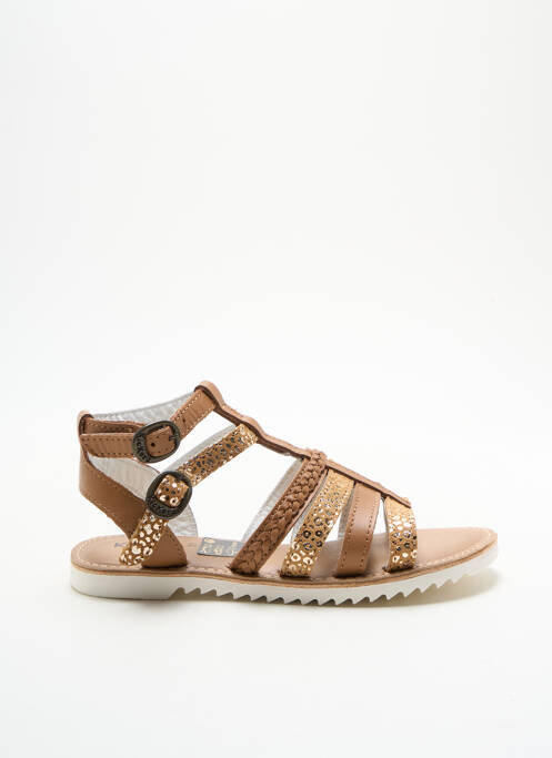 Sandales/Nu pieds marron KICKERS pour fille