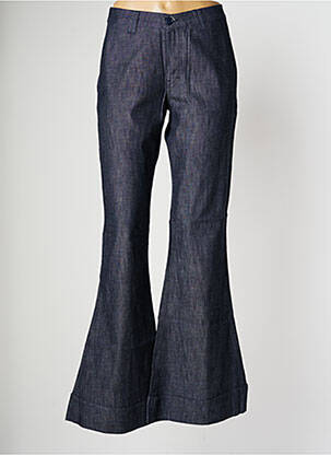 Pantalon flare taille normale taille normale bleu BE YOU K femme