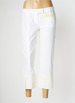 Pantacourt coupe droite taille normale jaune BE YOU K femme
