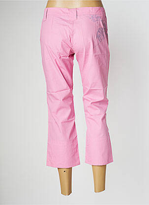 Pantacourt coupe droite taille normale rose BE YOU K femme