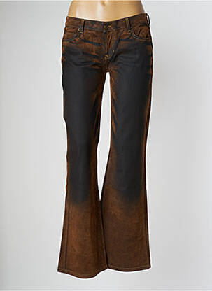 Jean coupe flare taille normale taille normale marron CHEYENNE femme