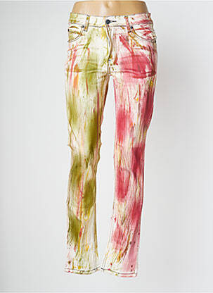 Jeans coupe slim tissage brut taille normale vert CHEAP MONDAY femme