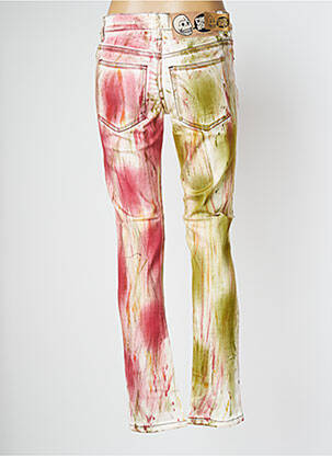 Jeans coupe slim tissage brut taille normale vert CHEAP MONDAY femme