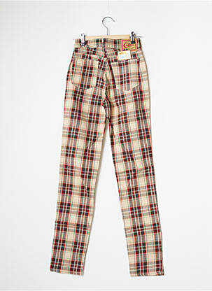 Pantalon slim stretch taille normale beige CIMARRON femme