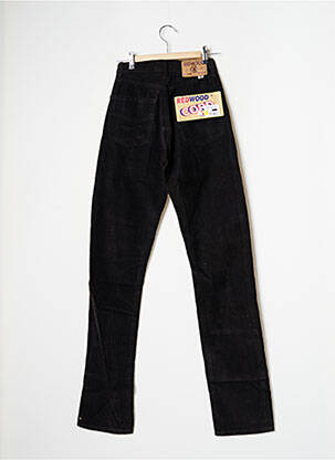 Pantalon slim taille normale taille normale noir REDWOOD femme