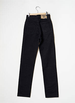 Pantalon slim tissage popeline taille normale noir REDWOOD femme