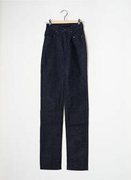Jeans coupe slim tissage brut taille normale noir TEDDY SMITH femme