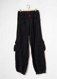 Pantalon cargo poches taille normale noir BE YOU K femme