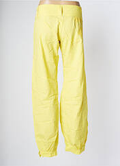 Pantalon droit jaune BE YOU K pour femme seconde vue