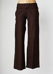 Pantalon droit marron 2 TWO pour femme seconde vue