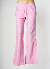 Pantalon droit rose BE YOU K pour femme seconde vue