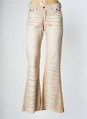 Pantalon flare beige BE YOU K pour femme