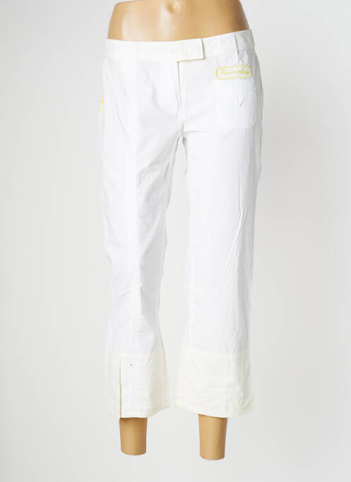 Pantacourt coupe droite taille normale jaune BE YOU K femme