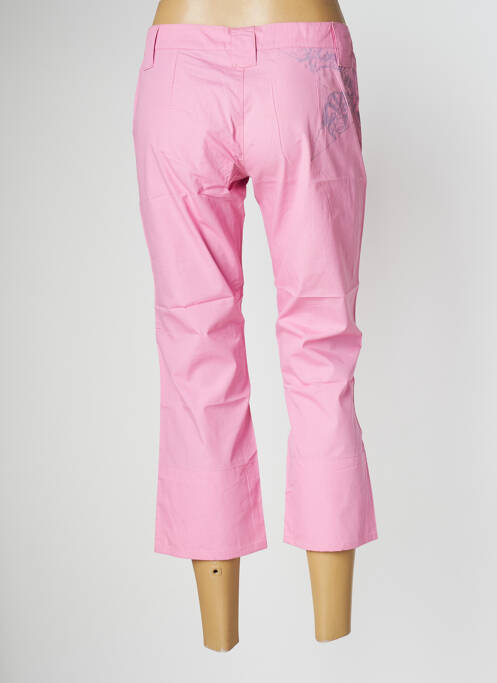 Pantacourt coupe droite taille normale rose BE YOU K femme