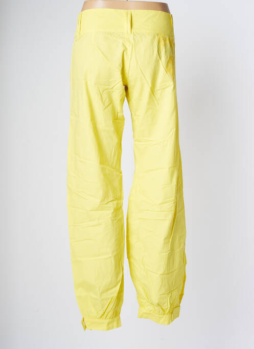 Pantalon droit jaune BE YOU K pour femme