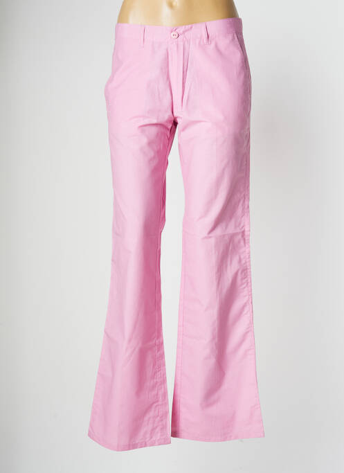 Pantalon droit rose BE YOU K pour femme