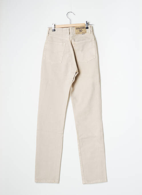 Pantalon slim beige REDWOOD femme