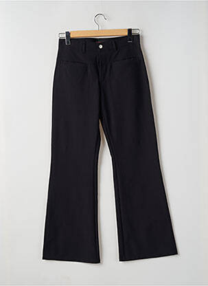 Pantalon flare taille normale taille normale noir CHEYENNE femme