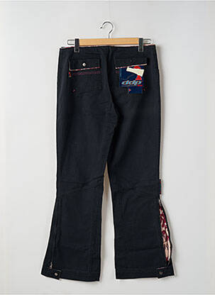 Pantalon flare taille normale taille normale noir DDP femme
