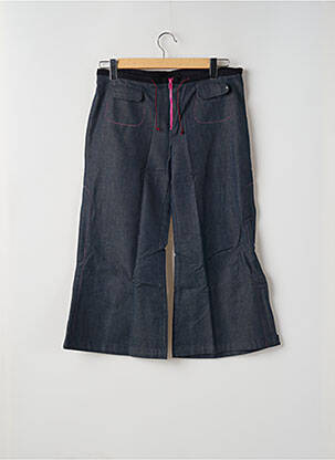 Pantacourt taille normale taille normale bleu DDP femme
