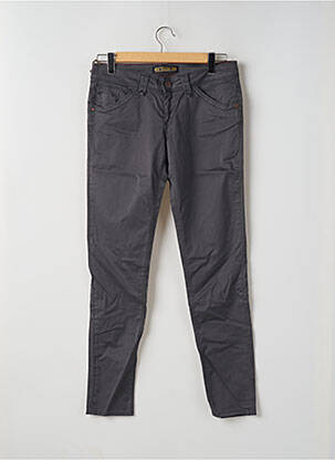Pantalon slim taille basse taille basse gris FIVE PM femme