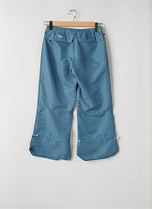Pantacourt coupe droite taille normale bleu KANA BEACH femme