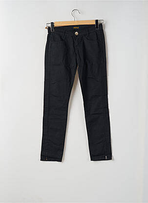 Pantalon 7/8 fermeture zippée sous rabat boutonné taille basse noir KILLAH femme