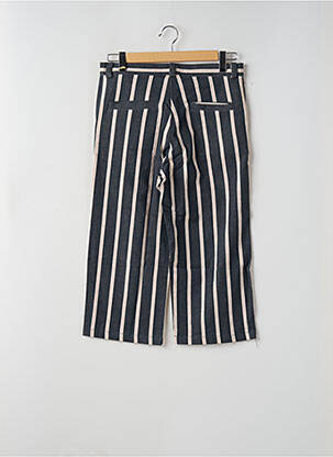 Pantacourt coupe droite taille normale bleu KULTE femme